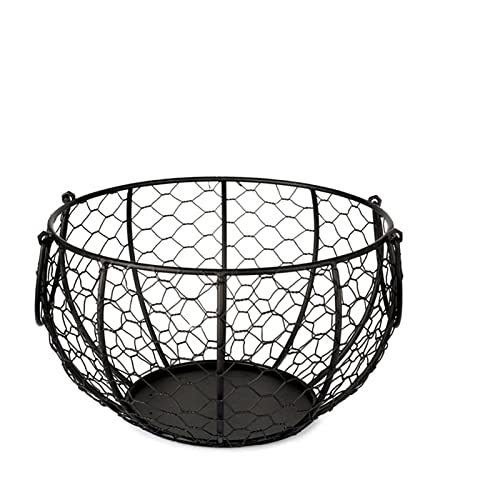 JINGYAN Egg Baskets Metal Egg Storage Container Modern Large Dispenser Fruit Vegetable Basket for Soft Hard Boiled