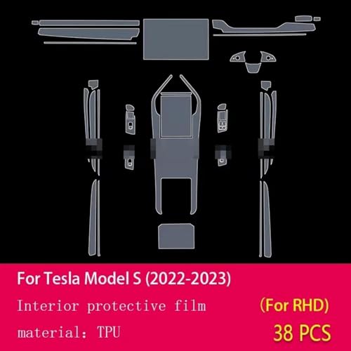 Film écran Tesla Model S 2023 protection TPU console