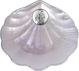 Incluye estuche de regalo Más de Más Regalos -Concha de Bautizo con aplique de La Virgen del Carmen. (8) (Cristal - 09314-8S)