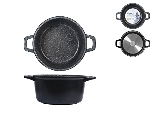 Carresuola antiaderente alta in pietra 20 cm, nero