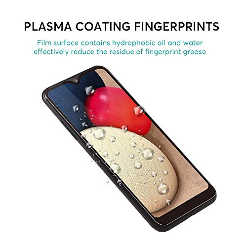 Image of Screen Protector for Samsung Galaxy A02s | M02s (Black) Tempered Glass Edge-to-Edge 6D Screen Guard With Installation Kit