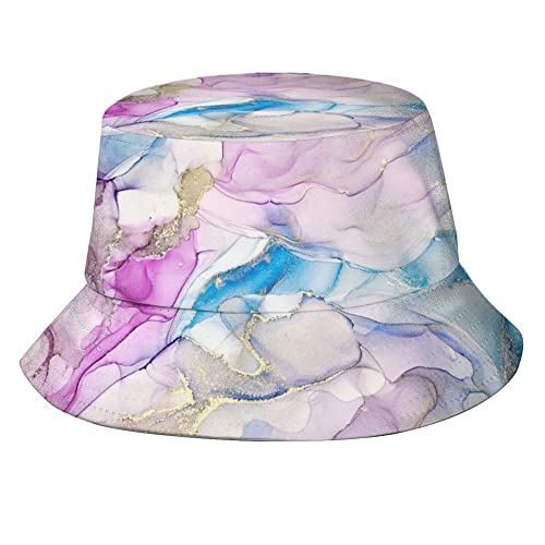 Image of Retro Jamaica Bucket Hat for Adult Fashion Doughnut Print Hat Travel Packable Sun Cap Outdoor Hat for Women and Men