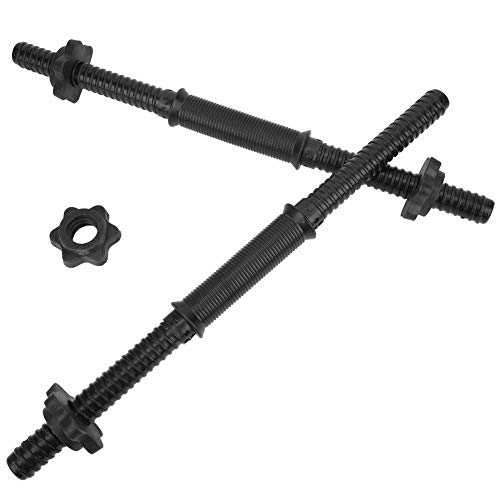 Dumbbell Bars Spinlock Collar Firm Weight Lifting Handles for Home Training 2PcsSet for Building Strong Body, PropyleneSteel Tube