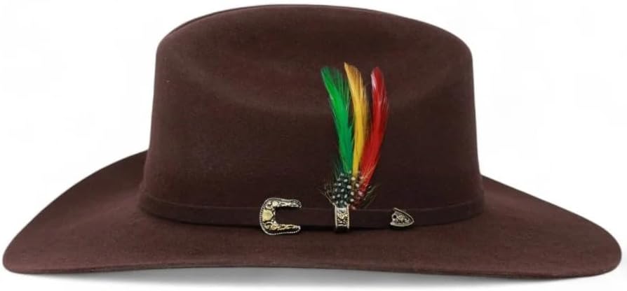 Men's Tombstone 20X Texana Estilo Sinaloa Western Cowboy Felt Hat - Chocolate Brown - Image 3