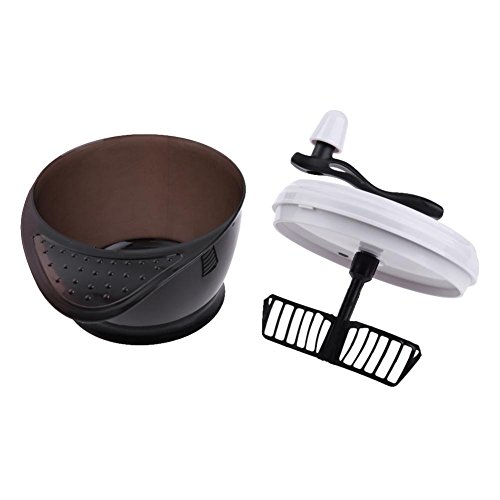 XIGUL Tigela de plástico de mistura de cor de cabelo manual misturador de tingimento ferramenta de s