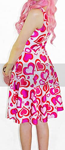Image of Sister Amy Printed Elastic Sleeveless Shaping Breathable Camisole Skater Dress