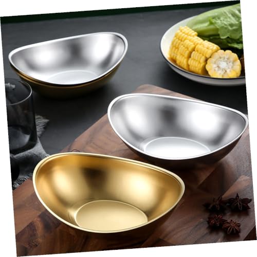 Cuenco de acero 304 con diseño único inoxidable para ensalada 7