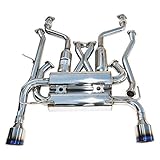 Invidia HS09N7ZGID Gemini Cat-Back Exhaust System with Titanium Rolled Tip for Nissan 370Z