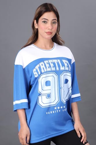 Image of Amazon Brand - INKAST Unisex Oversized T-Shirt | Sportwear | Contrast Sleeves | Drop Shoulder Baggy Fit | Graphic Print | Activewear for Gym,Training & Street Style