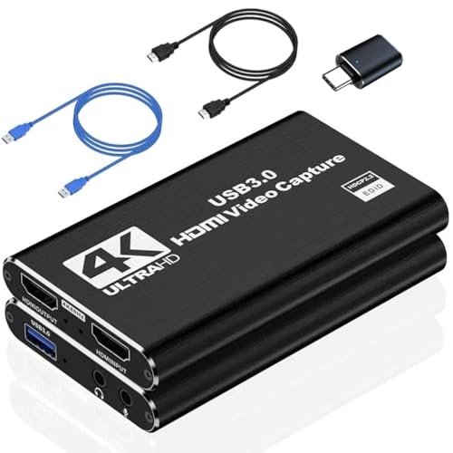 4K HDMI Video Capture Card, Audio Video Capture Card
