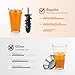 Masticating Juicer Machines, Bagotte Slow Juicer Extractor, Easy to Clean, Quiet Motor & Reverse Function, Cold Press Juicer for Vegetables and Fruits, Juice Recipes, BPA-Free