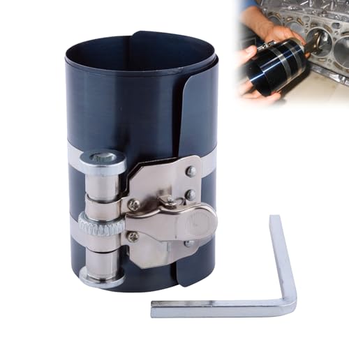Kolbenringspannband, Auto Kolbenring Installateur, Kolbenspanner Schraubenschlüssel 50-175mm, Auto Motor Kolben Ring Kompressor Installer Band Ratschen Werkzeug (4 inches)