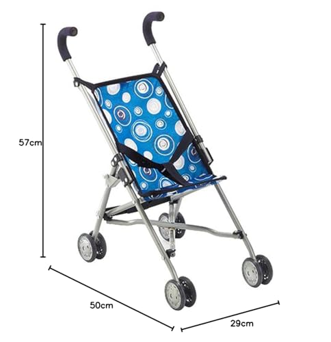Puppenbuggy Roma, Puppenwagen, Mini-Buggy, Boys Blue, Blau – Bild 4