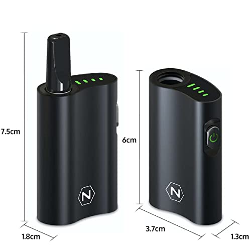 CBD Vape | Nectar Honeybee Vaporizer with Variable Power, Ceramic Coil and 800mAh Rechargeable Battery | CBD and Thick Oil Vape - Includes 1ml Empty 510 Thread Refillable Cartridge & Magnetic Adapter - Image 7