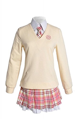 Tai'an Liuzhen Building Halloweel Party Noragami Ebisu Kofuku Cosplay Costume Women School Uniform Outfit Suit(X-Small Female, Pink)