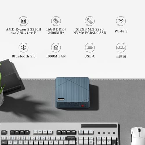 BOSGAME E2 ミニPC の商品画像 1