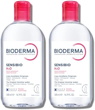 Bioderma - Sensibio - H2O Micellar Water - Makeup Remover Cleanser - Face Cleanser for Sensitive Skin