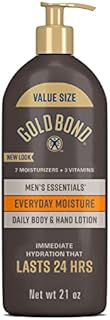 Gold Bond Men's Essentials Hydrating Lotion 21 oz., Everyday Moisture for Dry Skin