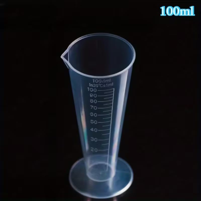 Vaso medidor transparente 100ml con escala miniatura 2