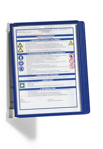 Système de consultation Durable Vario Wall 5 bleu gain de place