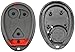 Dorman 13639 Keyless Remote Case Compatible with Select Buick/Oldsmobile/Pontiac Models, Black