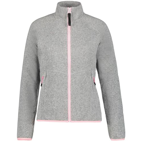 Icepeak Addison Midlayer für Damen ohne Kapuze, Farbe:Grau, Größe:S
