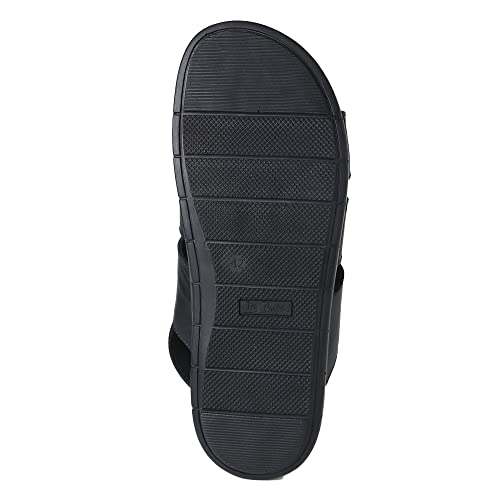 Image of Lee Cooper mens Leather Regular Velcro Mens Sandals Sandal