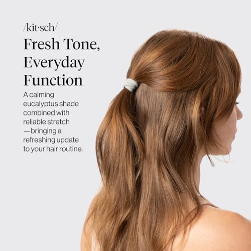 Kitsch Nylon Hair Ties No Damage - Stretchable Bands for All-Day Hold, 20 Pcs - image 2