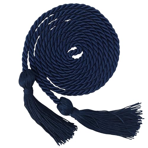 Image of GraduationMall Graduation Honor Cord 68 inch Navy Blue