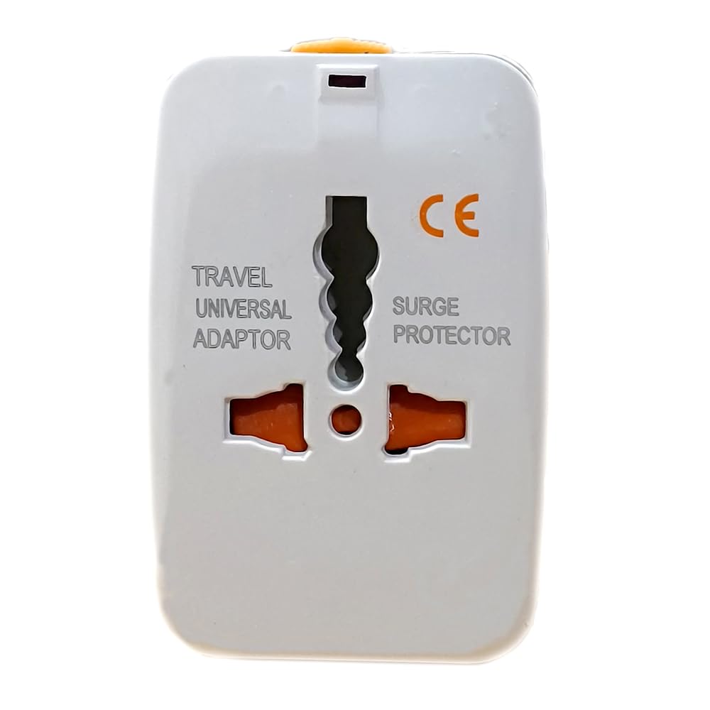 All in One Universal Power Adapter. Worldwide Travel Adaptor with Surge Protector. International Travel Adapter.-image-35