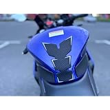 BYEMTTY 3DヤマハYZF-R3 YZF-R25 2019-2025の防滑ステッカーのためのオートバイ燃料タンクの保護者 (グレー)