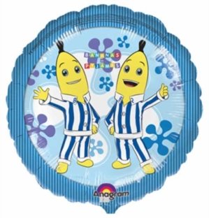Amscan Standard Size Foil Bananas in Pyjamas Party Accessory