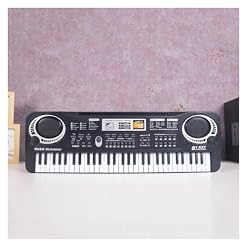 Électronique clavier Piano 61 Touches Noir Musique Numérique Clavier Électronique Clavier Électrique Piano Instrument De Musique – Image 2