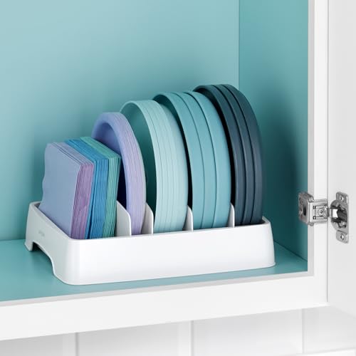 Image of YouCopia Shoe Rack for Home Non Woven Fabric - DIY Multipurpose Shoe Rack Organizer, 9-Layer Shoe Rack for Home -Shelf with Dustproof Door Entryway for Heels /Slippers /Boots (White), 6-Layer