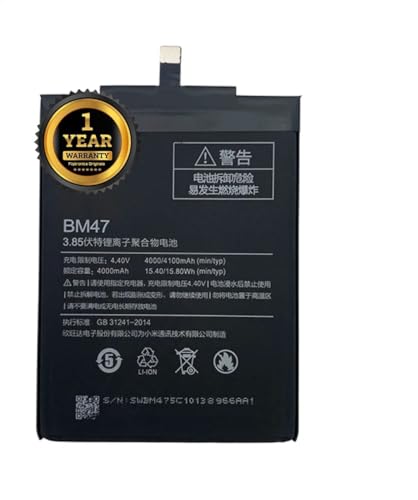 Image of BM47 Battery for Redmi 3pro 3, 3s Prime Battery with 1 Year Warranty**** (I32)
