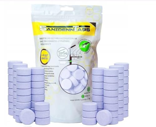 Tratamiento Bacteriano para Fosas Sépticas - Seguro y Natural Bacterias para Tanque Séptico 52 comprimidos - Reduce los Olores y el Mantenimiento – Fácil Tratamiento (12 Meses)
