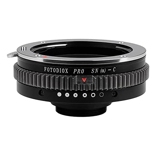 Fotodiox Pro Lens Mount Adapter Compatible with Sony A-Mount and Minolta AF Lenses to C-Mount Cameras