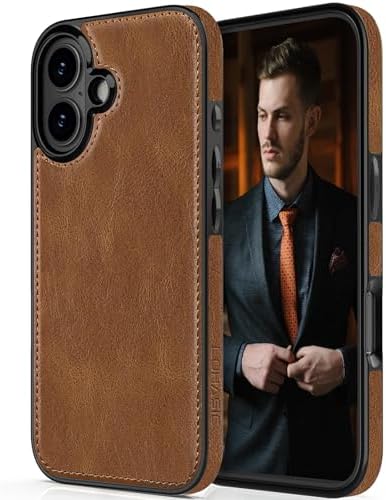 LOHASIC Compatible With MagSafe For IPhone 16 Pro Max Case Leather, Slim Business PU Rugged Non-Slip Grip Shockproof Bumper Full Body Protective Cover Phone Cases For IPhone 16 Pro Max 6.9 - View #7