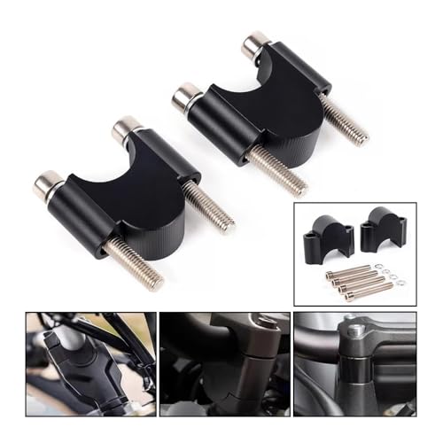 Manillar de barra elevadora moto aluminio 28mm elevadores universales 5