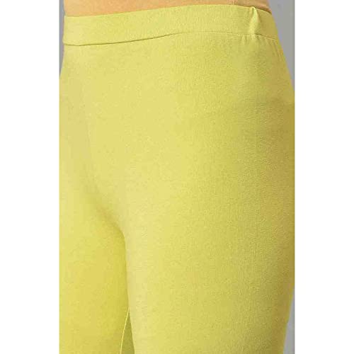 Image of W for Woman Women's Regular Fit High Rise Coral Cotton Jersey Tights
