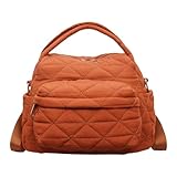 Genérico Bandoleras,Bolso de Mano Ligero con Múltiples Bolsillos | Cartera de Hombro,para Trabajo Viajes Compras y Ocasiones Diarias