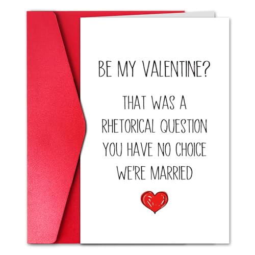 CGBRkakkoii Hilarious Valentines Day Card for Husband, Funny Valentines Day Card for Men, Humorous Valentine’s Day Card from Wife Girlfriend Female