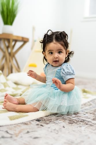 Little Adventures Baby Cinderella Dress Onesie - Machine Washable with No Glitter3