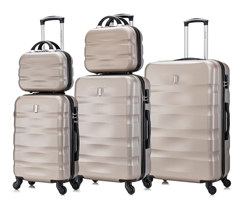 CELIMS - Set Valigie 5 Pezzi - Valigia Grande 23 kg + Valigia Media + Valigie Bagaglio a Mano + 2x...