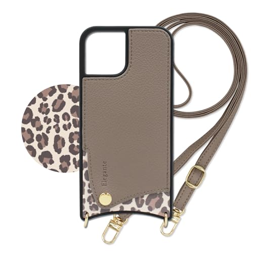 Elegante Shoulder iPhone 17 p P[X V_[ Xgbv NX{fB X}zV_[ E J[h |Pbg [ ݃J[ S[hp[c | | ΂ߊ| ACtHpP[X A02.Aj}×g