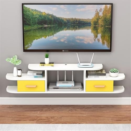 Étagère murale pour console multimédia et meuble TV suspendu