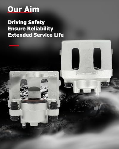 Image of cciyu 184340 184339 Front Left & Right Brake Calipers Without Bracket For Jeep For Cherokee /For Comanche /For Grand Cherokee /For Grand Wagoneer /For TJ /For Wagoneer /For Wrangler