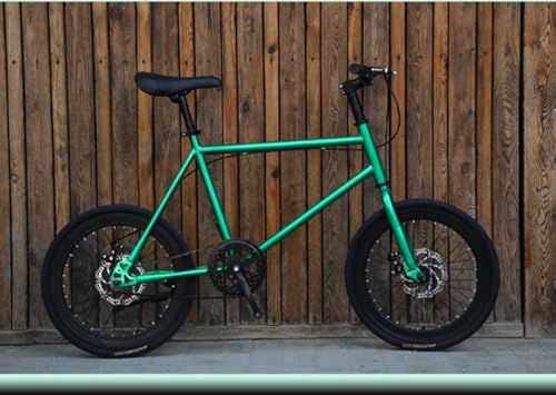Dazzix自転車20インチ ミニべロ 小径車BMX フリースタイルBMXバイク軽量 持ち運び 耐荷重120kg サドル高さ調整可能 ブレーキ感度 小径車 防滑タイヤ 高炭素鋼フレーム 男女兼用 大人 子供用 子供 初心者 通学 街乗り (ディスクブレーキ