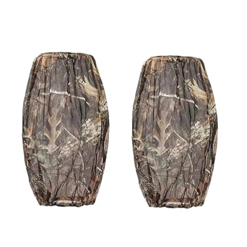 2 Packs Camo Mosquito Head Nets Gnats Face Netting for Any Outdoor Activities Works Over Most Hats