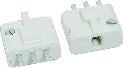 GEFOM 24366 2 FICHES DCL 2 POLES + TERRE, Blanc